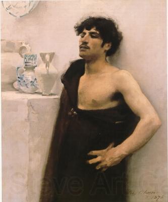 John Singer Sargent Young man in reverie France oil painting art